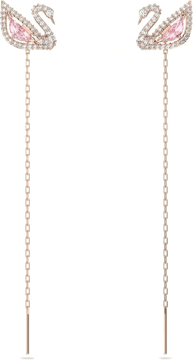 Dazzling Swan Jewelry Collection, Blue Crystals, Pink Crystals, Clear Crystals