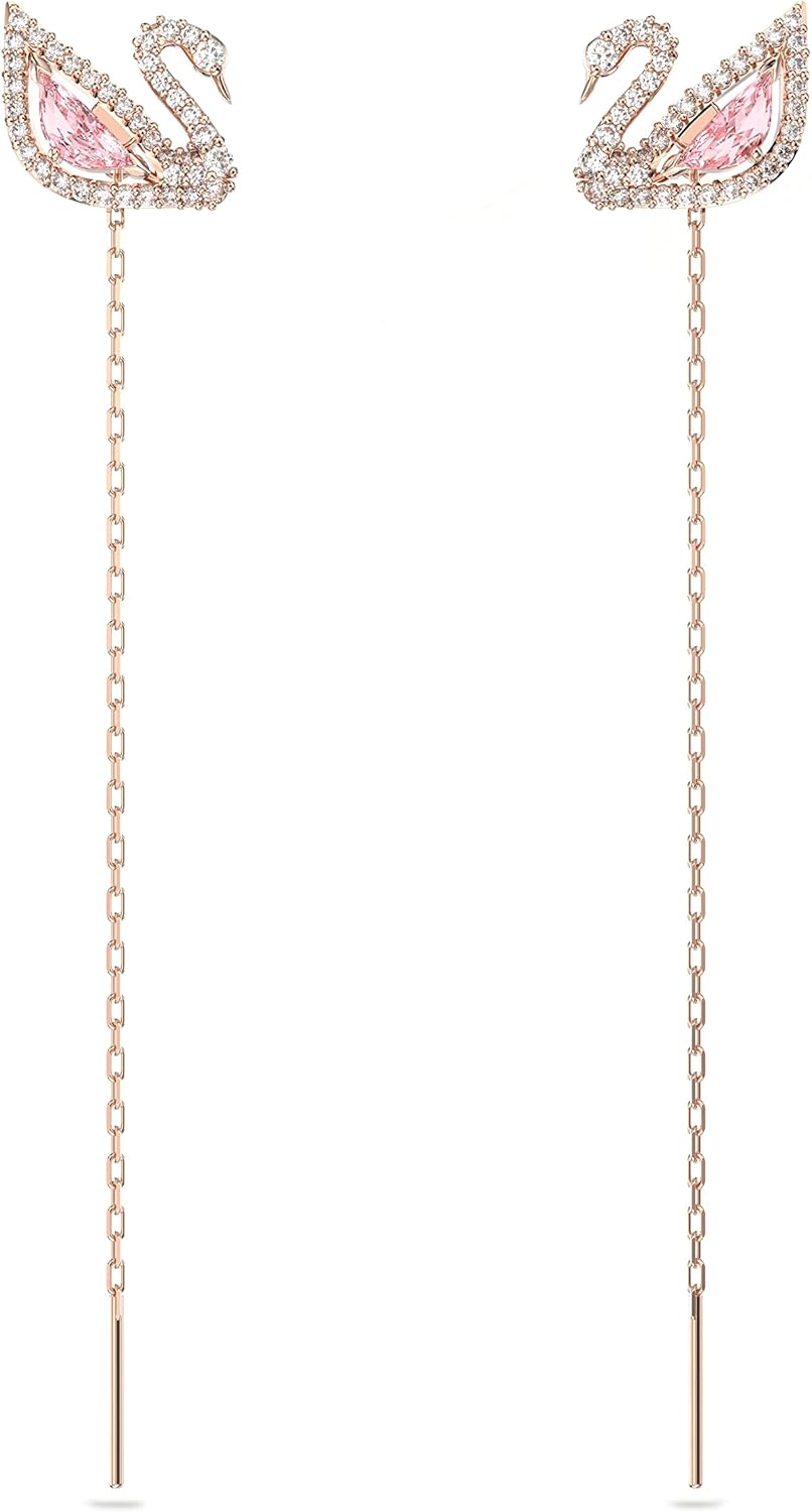 Dazzling Swan Jewelry Collection, Blue Crystals, Pink Crystals, Clear Crystals