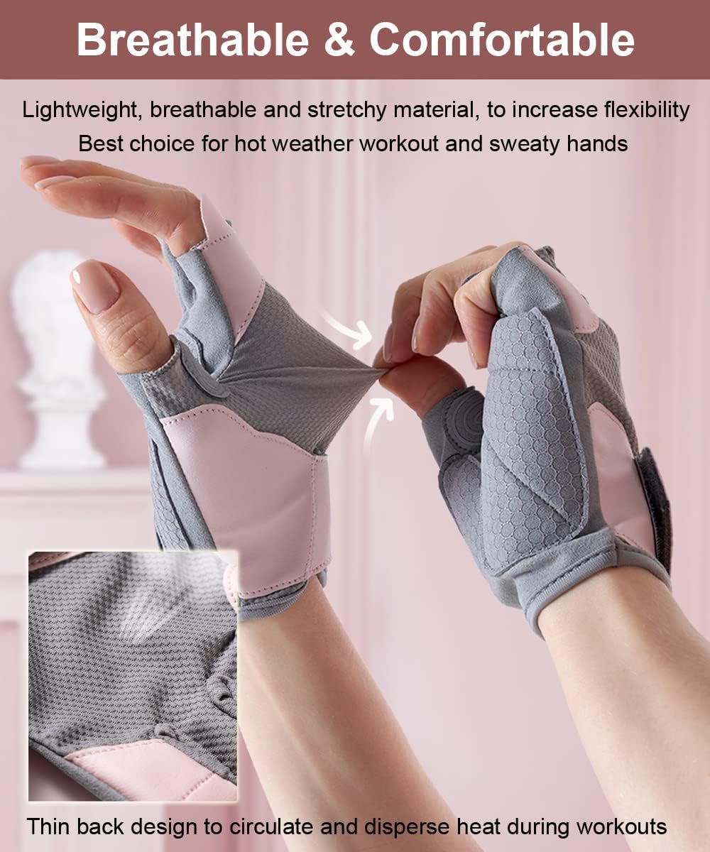 Workout Gloves - Gym & Fitness Gloves for Women, Hand Protection for Working Out - Image 5
