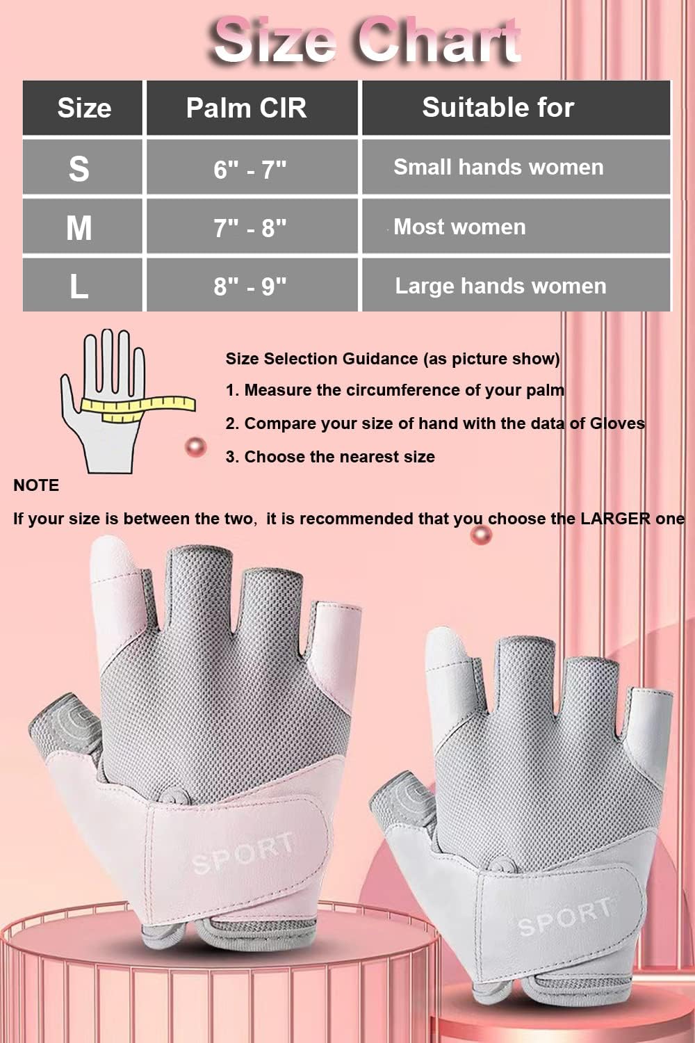Workout Gloves - Gym & Fitness Gloves for Women, Hand Protection for Working Out - Image 7